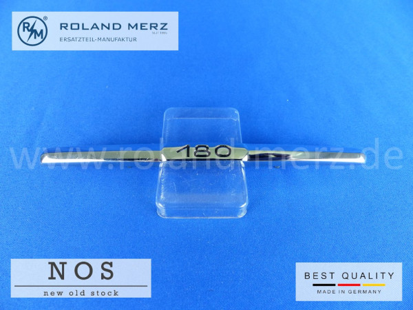 10 120 817 01 14 Typenkennzeichen schmal innen an Schalttafel Mitte Mercedes 180D, original Neuteil/NOS