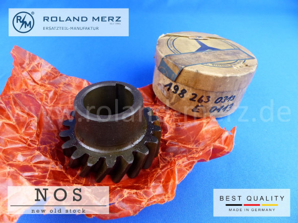 198 263 03 13 / 01 13 Vorgelegerad 3. Gang für Mercedes 300SL Roadster mit 18 Zähnen