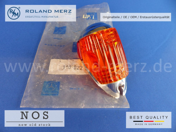 Gehäuse mit Glasscheibe 110 822 02 90 rechts für Mercedes 190c - 200D