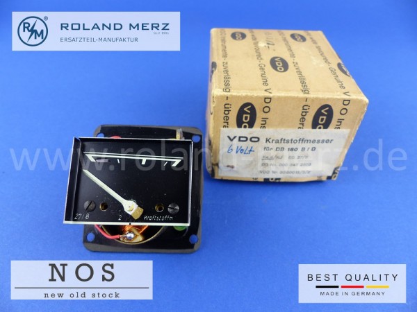 Kraftstoffmesser VDO 30.000.15/3/2 6 Volt Ausführung 000 542 26 03 für Mercedes 180
