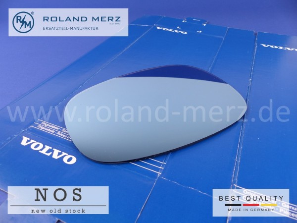 Original Volvo Spiegelglas blaugetönt für Außenspiegel