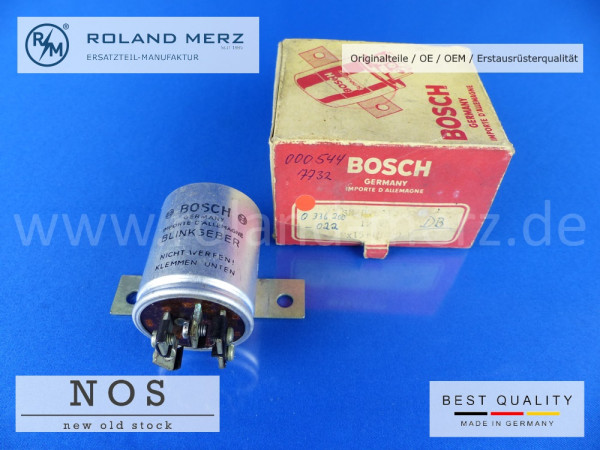 Blinkrelais 12V (2+1) x 15Watt 0 336 200 022 Bosch für Mercedes Benz 000 544 77 32