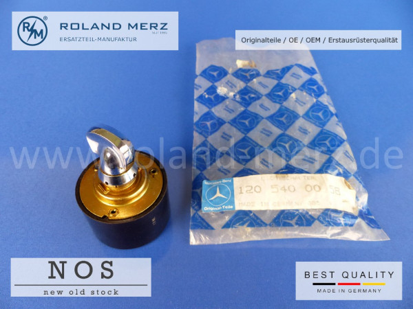 Drehschalter vollst. 120 540 00 58 Mercedes 190SL, 220S,SE, 300, b, c, 300 Sc, und 300 SL