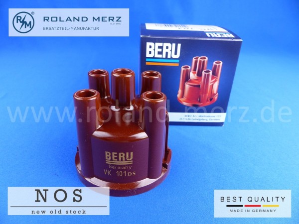 Verteilerkappe Beru VK101. Vergl.-Nr.: Bosch 1 235 522 107, 1 235 522 134, Dowal B 38, Ford 0 710 234, Opel 12 12 128, 34 70 156, VW 111 905 207 B