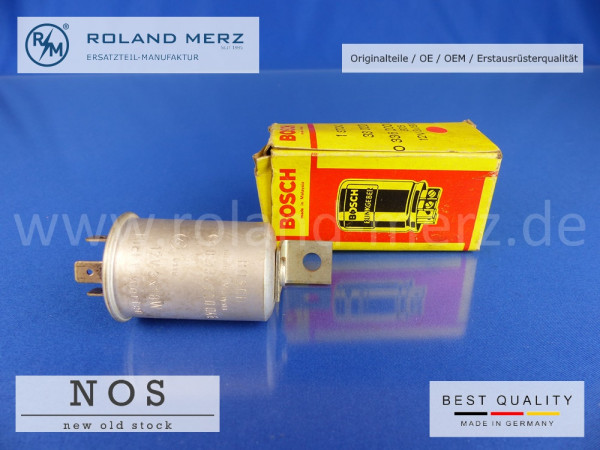 Blinkrelais 0 336 200 046 Bosch 12 Volt 3 x 18 W Bosch Originalausführung NOS mit Metallgehäuse