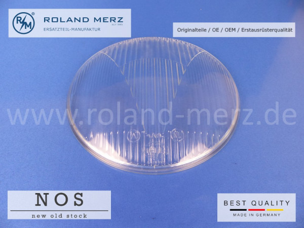 Glasscheibe symmetrisch Hella 9-28312, Mercedes 180, a,D, 190, 220a, 219, 220S, SA/C, S/Coupe, 000 544 38 90 Streuscheibe, Scheinwerferscheibe, Scheinwerferglas