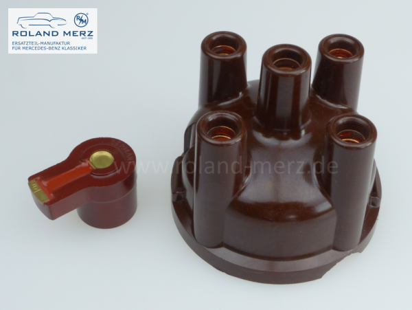 Zündverteilerkappe und Zündverteilerläufer aus Bakelit ZVS 74Z 4Z und ZVS74Z4Z