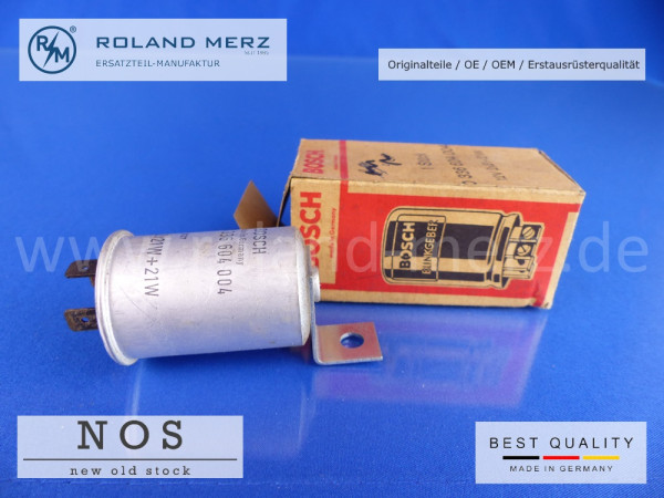 Blinkrelais 0 336 604 004 Bosch 12 Volt 336 604 004 Bosch Originalausführung NOS mit Metallgehäuse