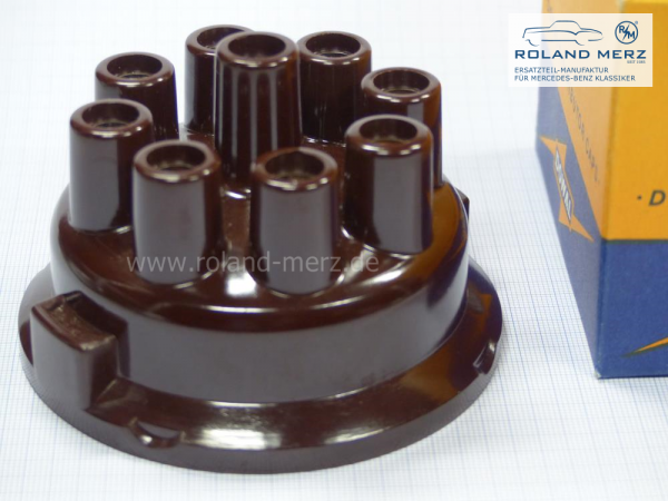 Zündverteilerkappe ZVS 56Z 6Z für VG8A und VG8B, Ford V8, Horch, Lancia, Maybach, Mercedes-Benz Nürburg, Stoever und Tatra aus Bakelit