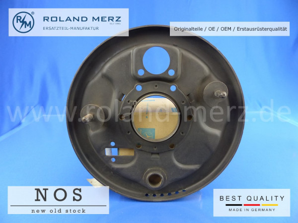 Bremsträgerplatte, hinten links, Mercedes A 110 420 30 17, BM 110, 111, 113