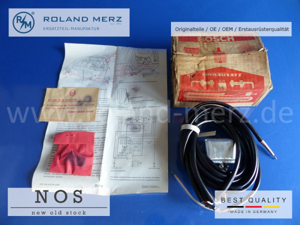 Kabelsatz Bosch 0 332 098 029 für Nebelscheinwerfer VMZU 9 L 2 Z kompl. mit Relais und Anleitung für Mercedes 190c, DC