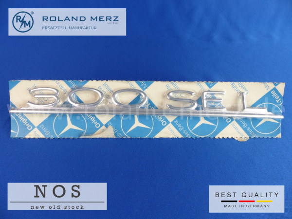 109 817 00 15 Typenkennzeichen 300 SEL auf Heckdeckel für Mercedes 300 SEL alle Bm 109