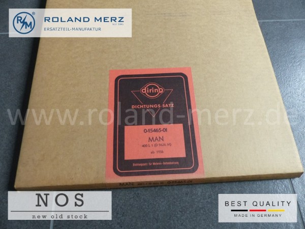 Motor Dichtsatz Elring für MAN Typ 400 L1 und 400 L1 A (D9626 M) ab 1956
