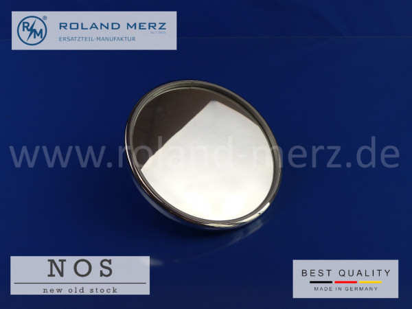 Aussenspiegel, verchromt, plan, universal 156 mm