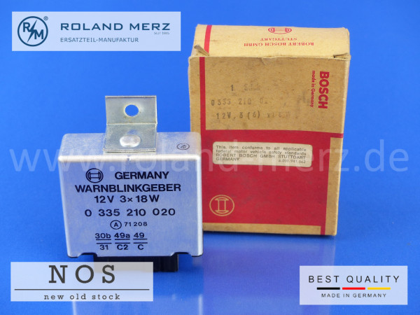 Warnblinkgeber Bosch 0 335 210 020, 12V Hanomag