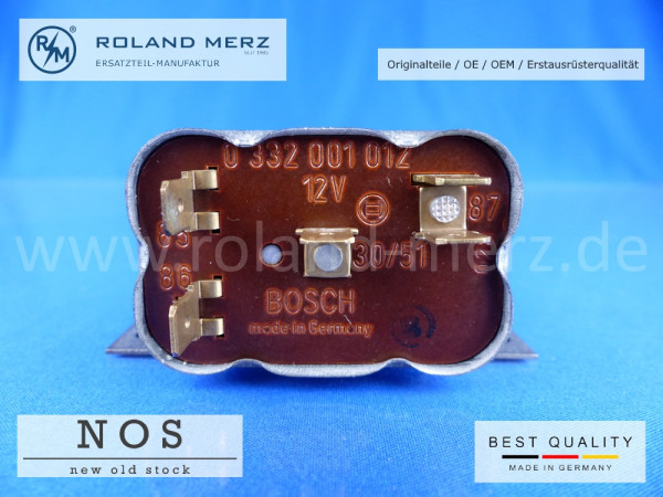 Relais 0 332 001 012 Bosch 12 Volt (SH/EB2 /12/1) für Alfa Romeo 2600, Fiat