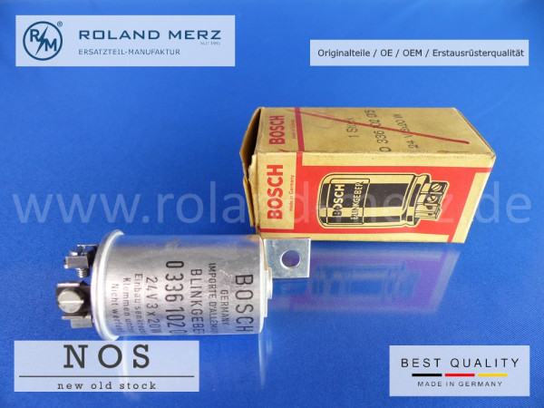 Blinkgeber 0 336 102 015 (SH/BVD 24 B 3 ) Bosch 24 Volt 3 x 20 Watt mit Schraubanschlüssen