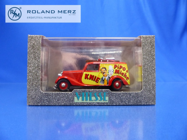 Mercedes-Benz 170V Kastenwagen Zirkus Knie 1959 - 150299 Vitesse 1:43 Modell