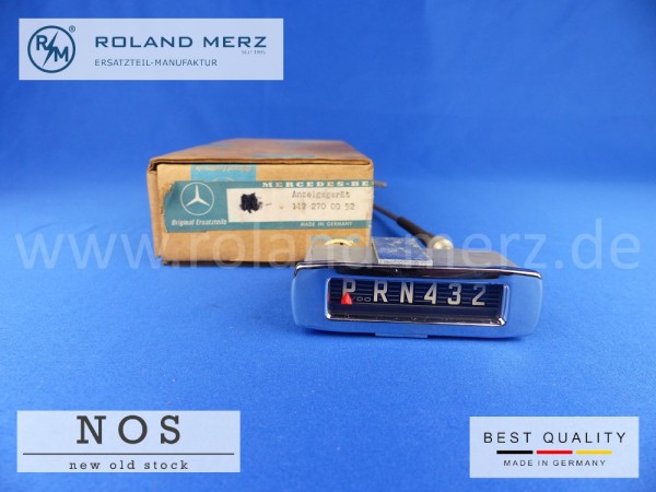 Ganganzeigegerät 112 270 00 52 für Mercedes alle Bm 110, 220b, Sb, SEb/Cp, SEB/Cb, 230S