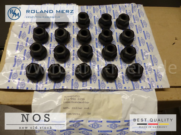 Radmuttern (Kugelbundmutter) MB-Vergl. Nr. 120 990 01 59 in verstärkter Ausführung SW 19mm