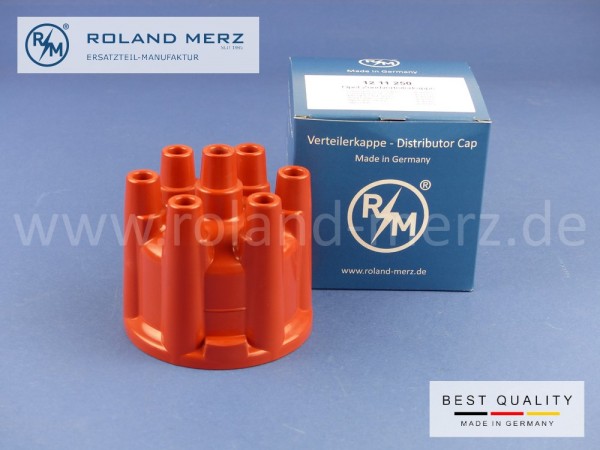 6-Zylinder Zündverteilerkappe für Opel Commodore, Admiral, Diplomat, Kapitän, Blitz, Monza, Omega, Senator, Vauxhall Royal, Opel 12 11 250, Bosch 1 235 522 198