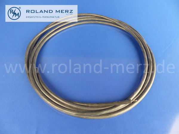 1m Hochleistungs-Zündleitung schwarz, MB Vergl.-Nr. 000 159 18 18, Spannung 38000V, Temperatur bis 250°C, Güte/Klasse F, DIN/ISO 3808 T1 + T2