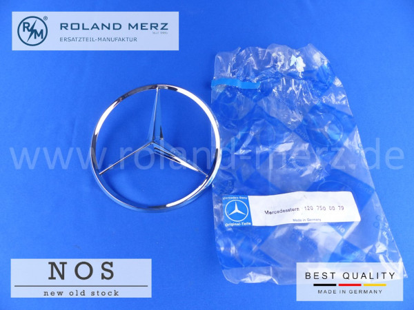 Mercedes Heckdeckelstern 120 750 00 79 Original MB-Neuteil für Mercedes 180 - 220SE