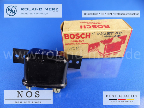 Relais 0 332 100 011 Bosch 12 Volt SH/SE 21/2 Mercedes 000 542 16 19 für Mercedes 311. 312, 317, 321, Henschel, MAN, KHD Bosch NOS Neuteil im Metallgehäuse