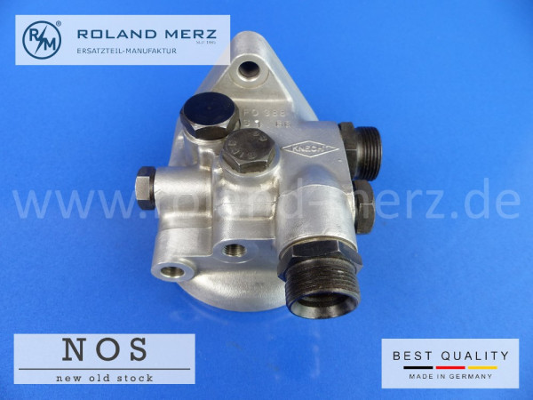 Ölfiltergehäuse-Oberteil 000 184 30 08 für Motor M 189 Mercedes 300SE und 300SEL