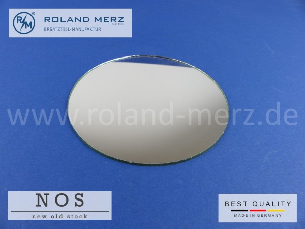 Spiegelglas rund, plan Ø 105 mm
