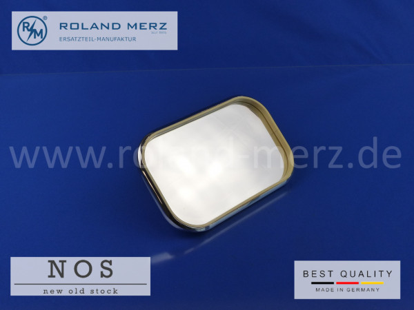 Aussenspiegel, rechteckig, verchromt, plan, universal 115 x 180 mm