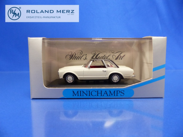 Mercedes-Benz 280 SL Pagode weiss/schwarz - Minichamps PMA 1:43