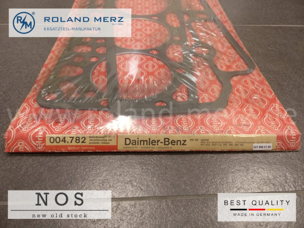 321 586 01 90 Satz Zylinderkopfdichtung Elring für Mercedes OM 321 normal MB 321.911-914,917-919, 919/1-/3,975,980,984-986 von 1957-1959 Cyl 95mm Ø Original Elring 004.782 Entrußersatz komplett. NOS