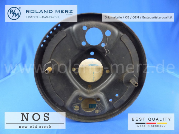 Bremsträgerplatte, hinten links, Mercedes A 121 420 00 16, BM 110, 120, 111, 121