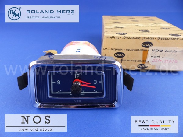 Zeituhr original VDO (Neuteil NOS) elektrisch MB-NR 180 542 0311 / 0511 für Mercedes 220S, SE, Cp., Cab.