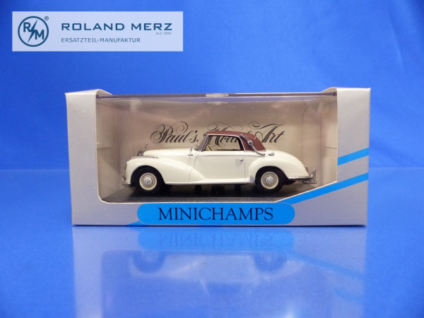 Mercedes-Benz 300 S Cabriolet weiss/braun - Minichamps PMA 1:43