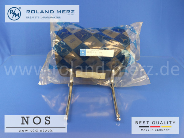 1239704750 Kopfstütze Fond, Mercedes W123, Stoff, Farbe 5074 blau