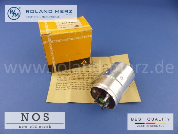 Blinkgeber, Blinker Relais 12 Volt, 2x18+2 Watt, BGC 200 065 Mercedes 000 544 53 32, 000 544 61 32 für W 108, W 109, W 110, W 111, W112, W 113