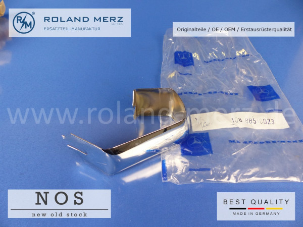 Chromabdeckung 108 885 00 23 Mercedes für Stoßfänger vorn 250 S – 300SEL 6.3