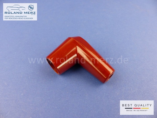 Kerzenstecker 22 071/1 Winkel aus Bakelit für Ø7mm Zündkabel M4 (1kΩ entstört)