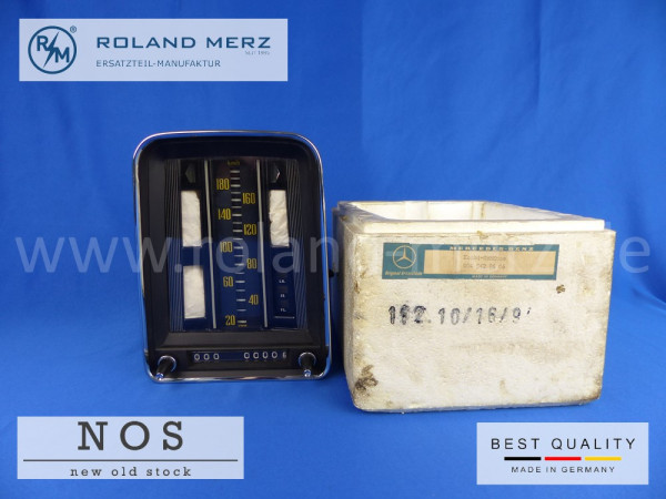 Kombi-Gehäuse mit Tachometer und Kilometeranzeige Mercedes 004 542 96 06 für Mercedes 190c, 200, 230, 230S